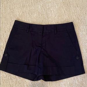 Theory size 4 navy shorts